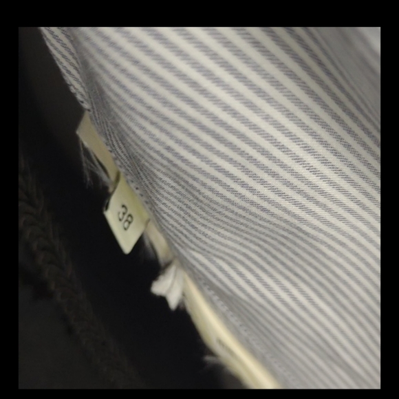 Striped blue and white shirt size 38. Size 6 in US size. - Picture 4 of 9